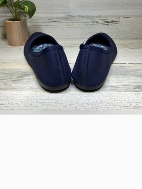 Navy Canvas Slip-On Shoes - Comfortable Everyday Footwear